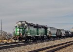 Cascade Green alongside the Transcon